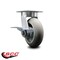 Service Caster 6 Inch Kingpinless Thermoplastic Rubber Wheel Swivel Caster with Brake SCC SCC-KP30S620-TPRRD-SLB - alternate 3